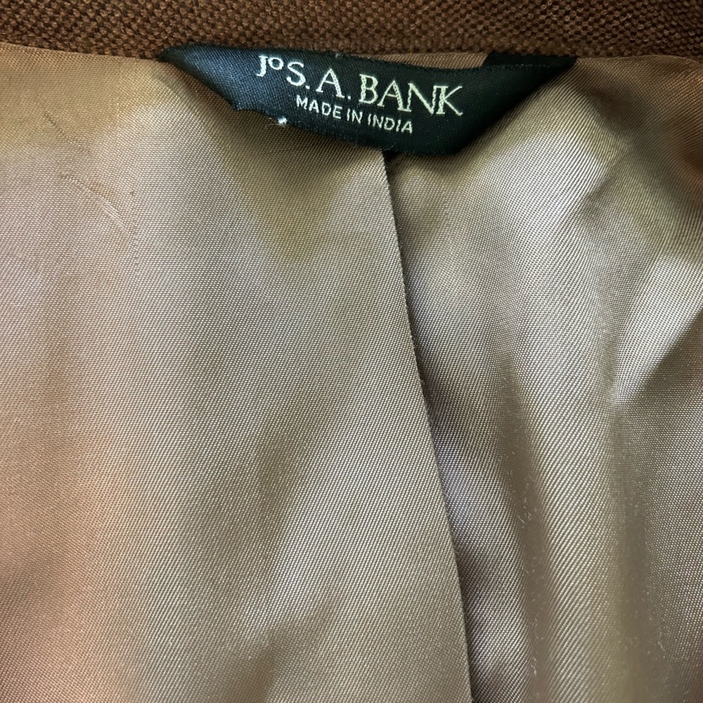 Jos. A. Bank Classic Brown Wool Blazer